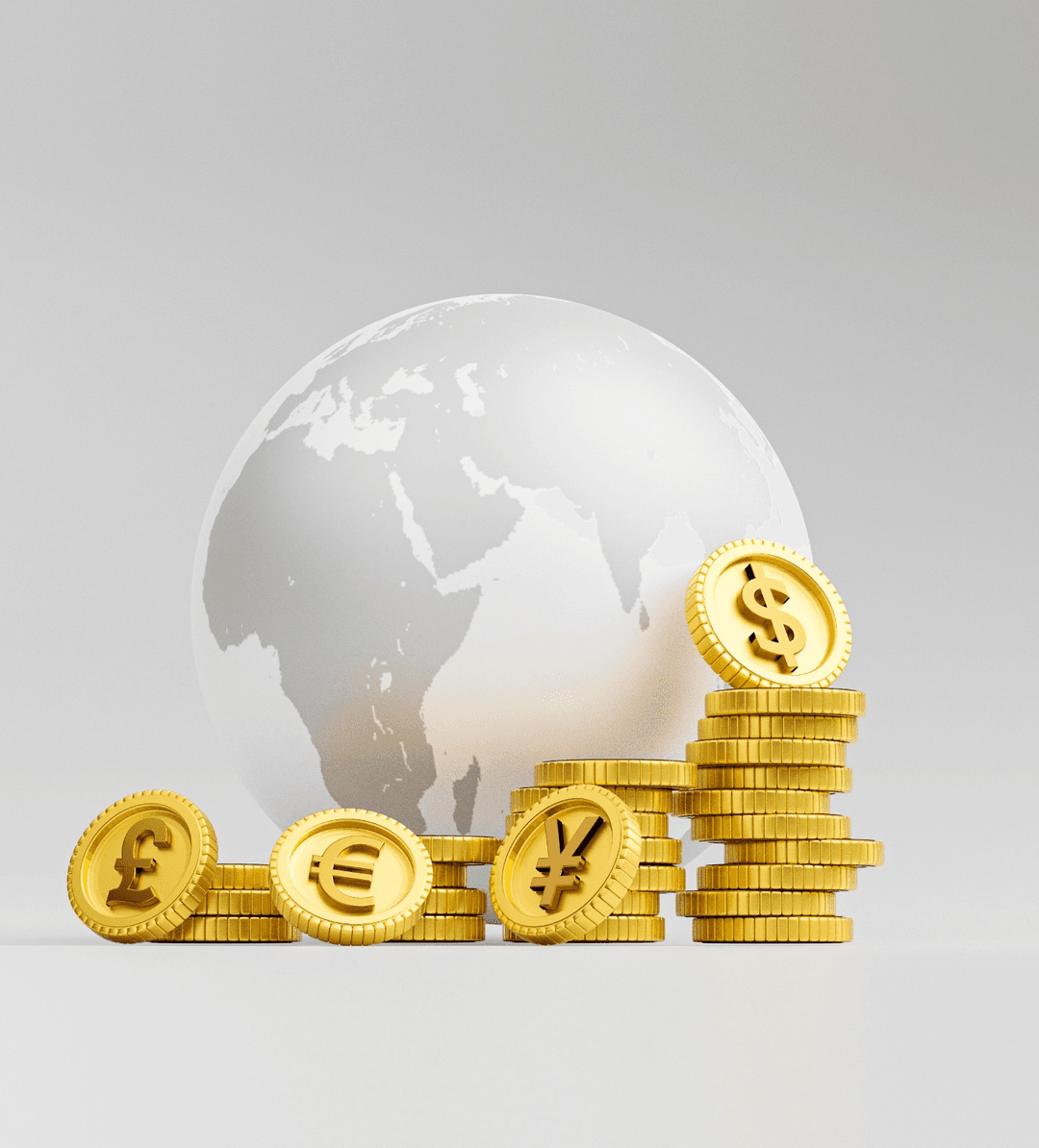 Happy traveler with luggage